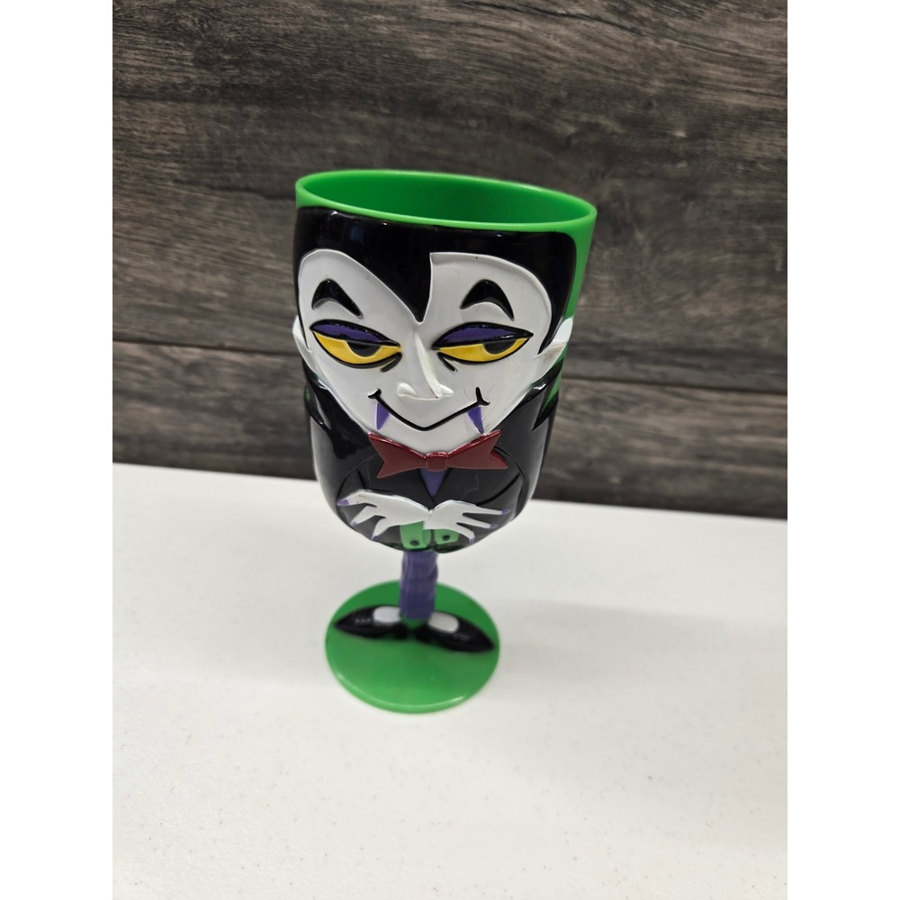 General Mills Count Chocula Plastic Goblet Vampire Cereal Mascot Halloween Cup